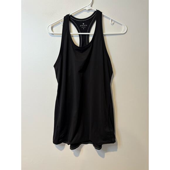Athleta Women's Racerback Tank Top Bundle White/Black XS Workout Athleisure - Picture 2 of 6